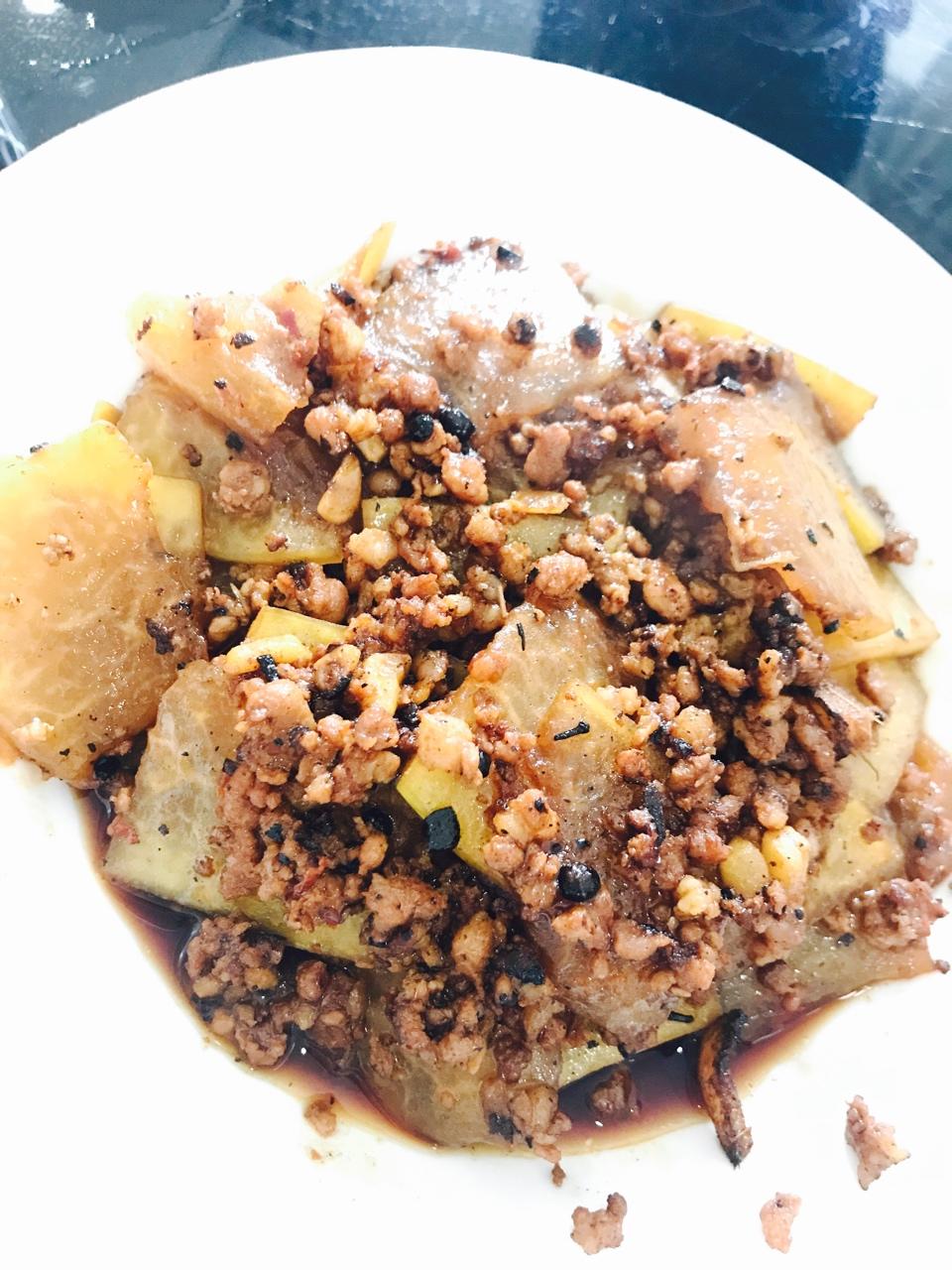 肉末炒冬瓜(超下饭)
