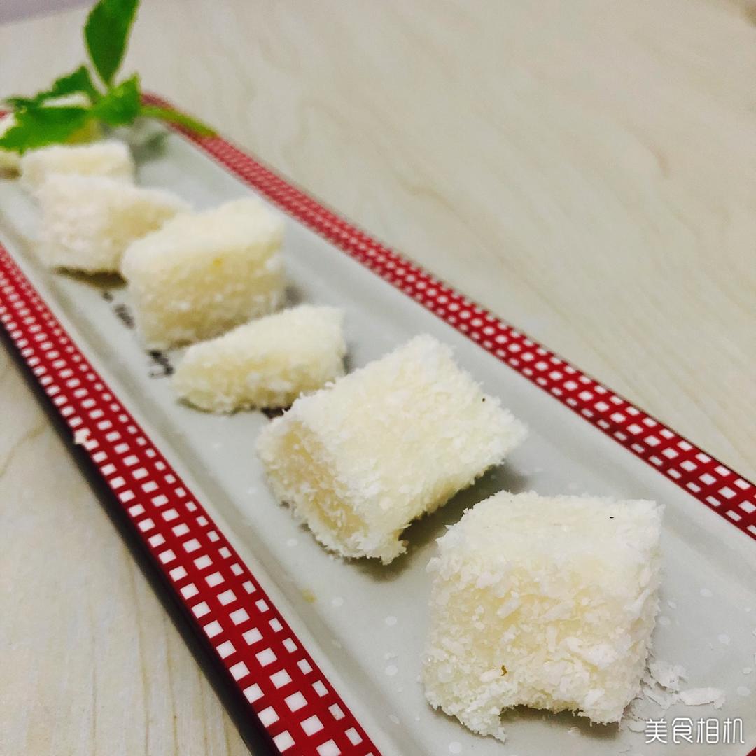 太棒啦！1个方子，做出2道口味一流的甜品！——椰奶小方&炸鲜奶