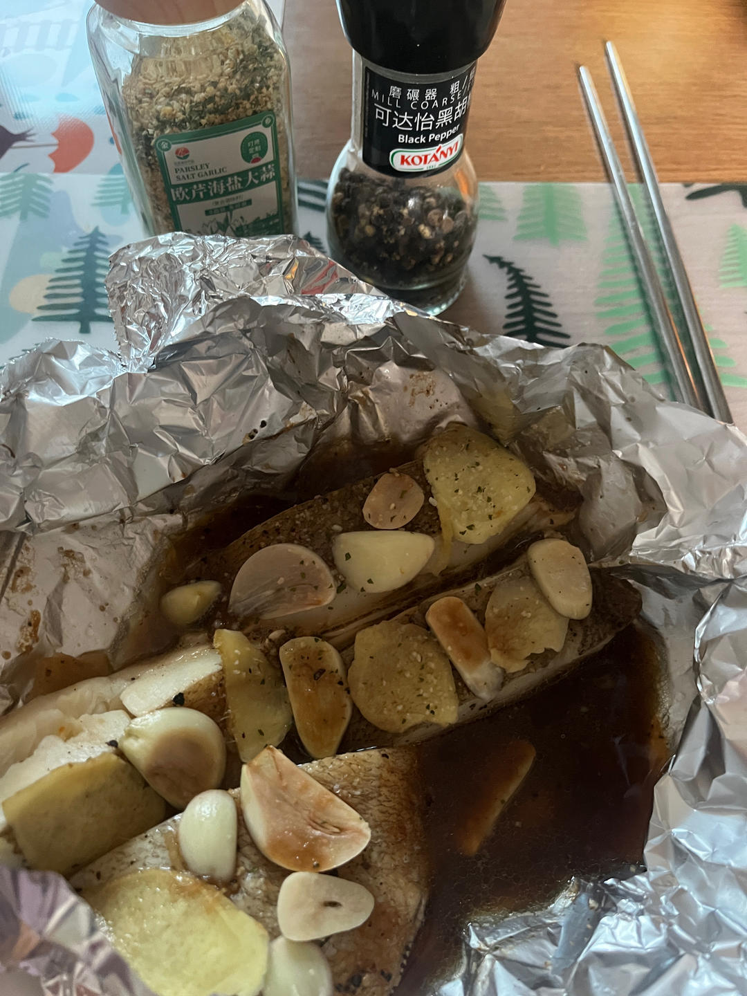 烤箱焗格陵兰比目鱼排🐟