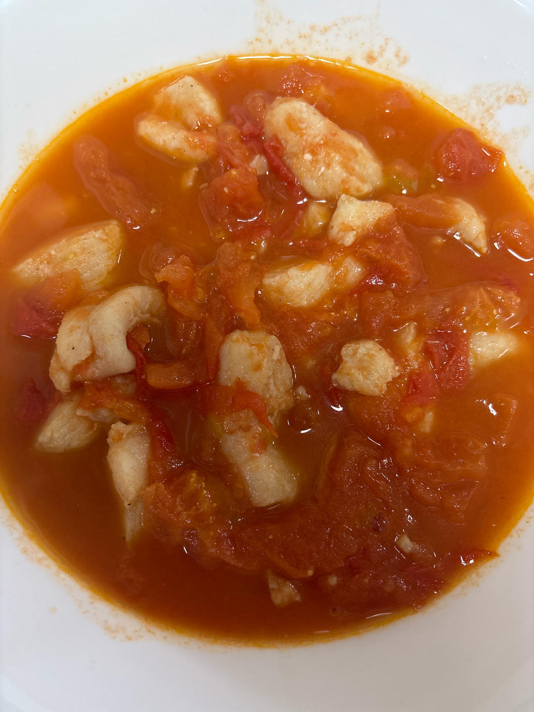 番茄鱼巴沙鱼（也可以用番茄龙利鱼），番茄酱汁超浓郁，营养又下饭！