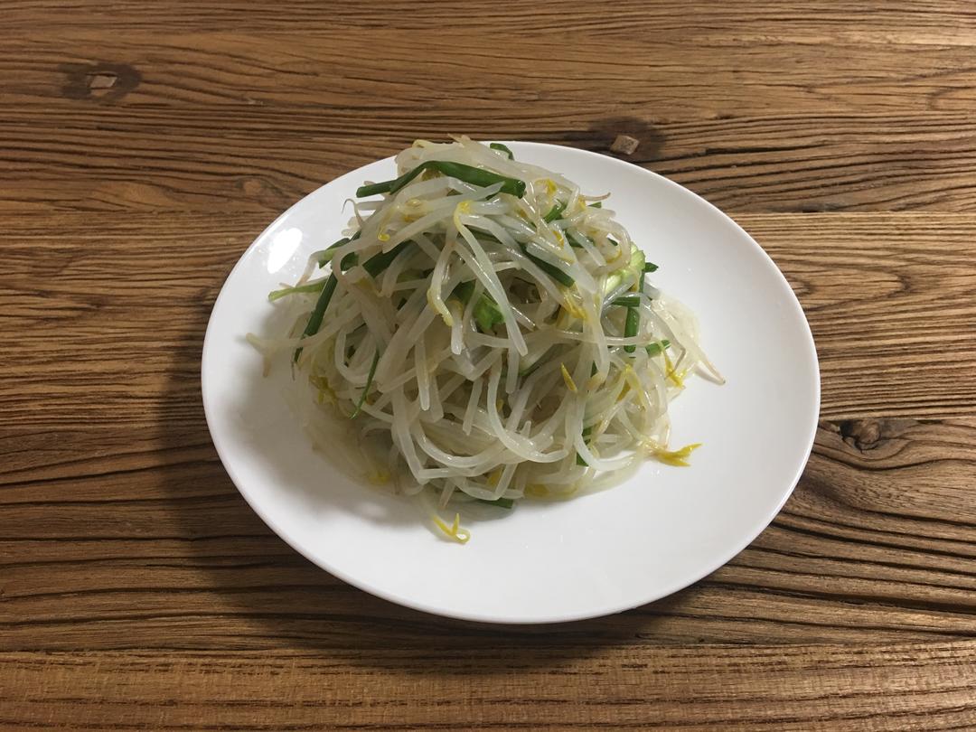 乐活教主的美食之——凉拌绿豆芽的做法