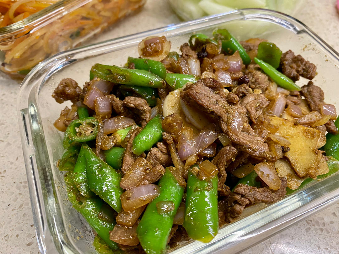 孜然牛肉粒