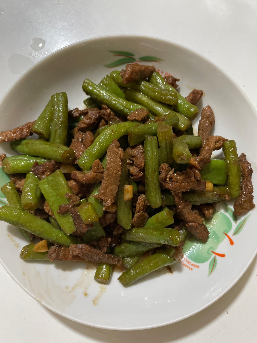 零厨艺的豆角炒肉