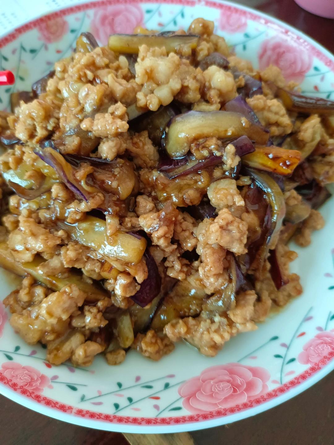 超级下饭酱香味肉末茄子