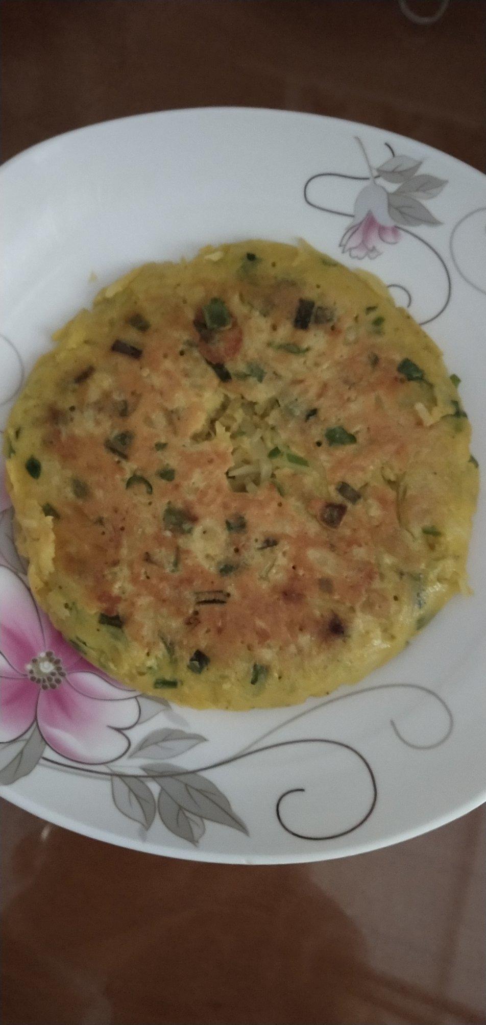 早餐土豆丝胡萝卜饼