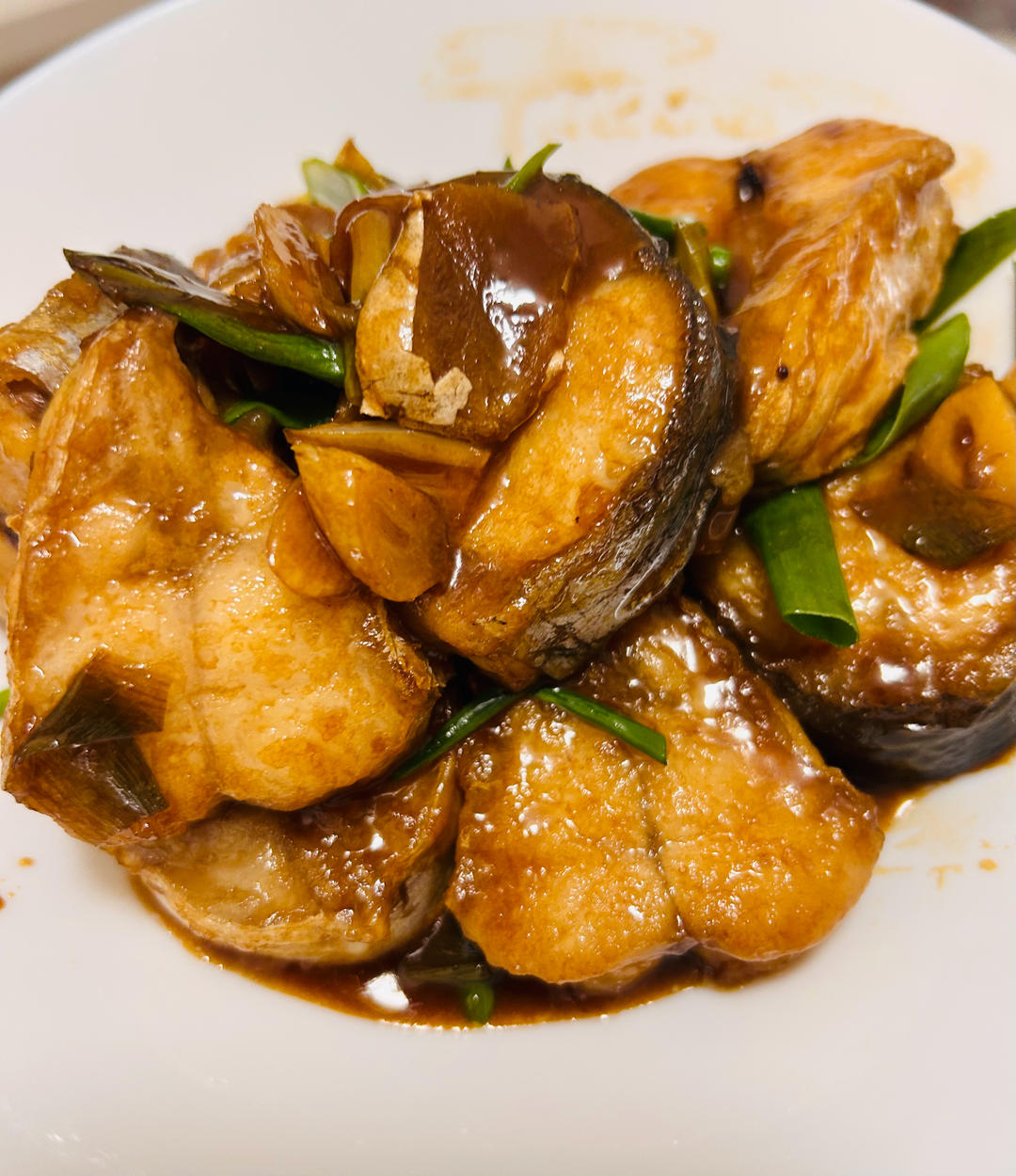 红烧鳕鱼块