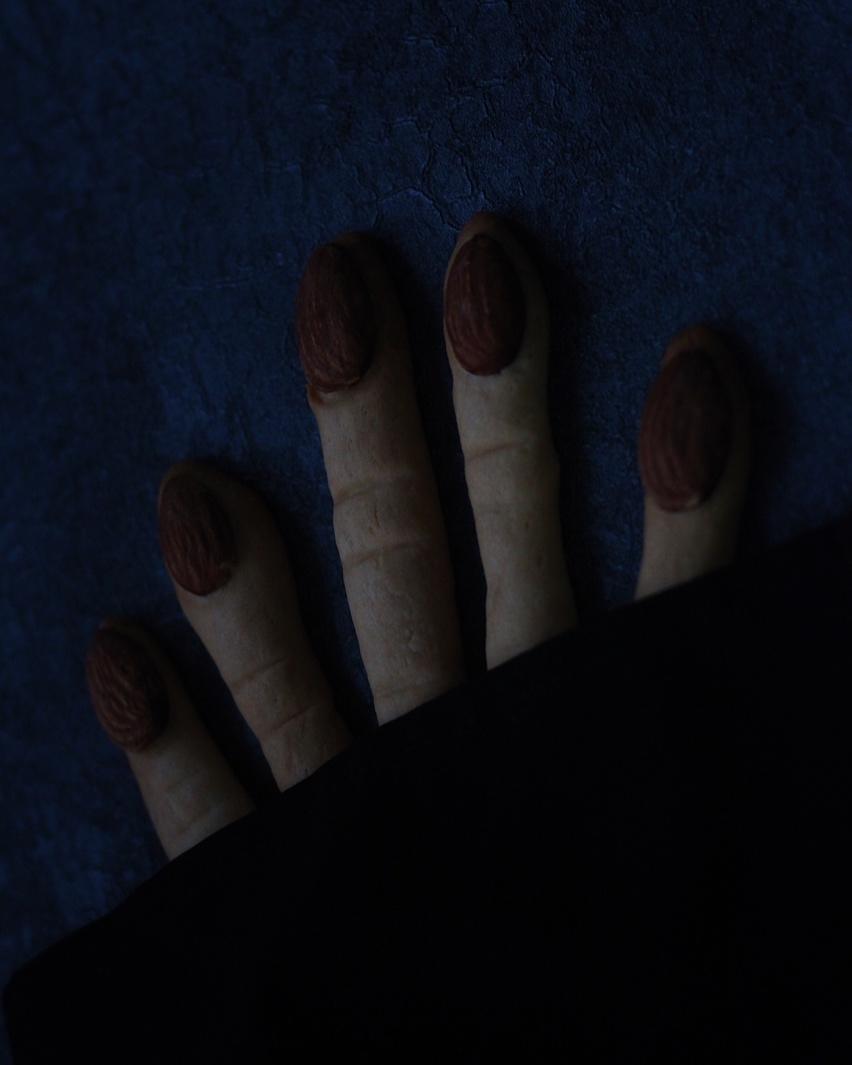 万圣节恐怖女巫手指饼干