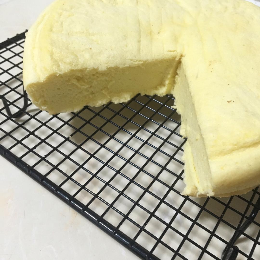 零失败戚风蒸蛋糕（8寸）可做蛋糕胚（另附红丝绒蒸蛋糕做法）