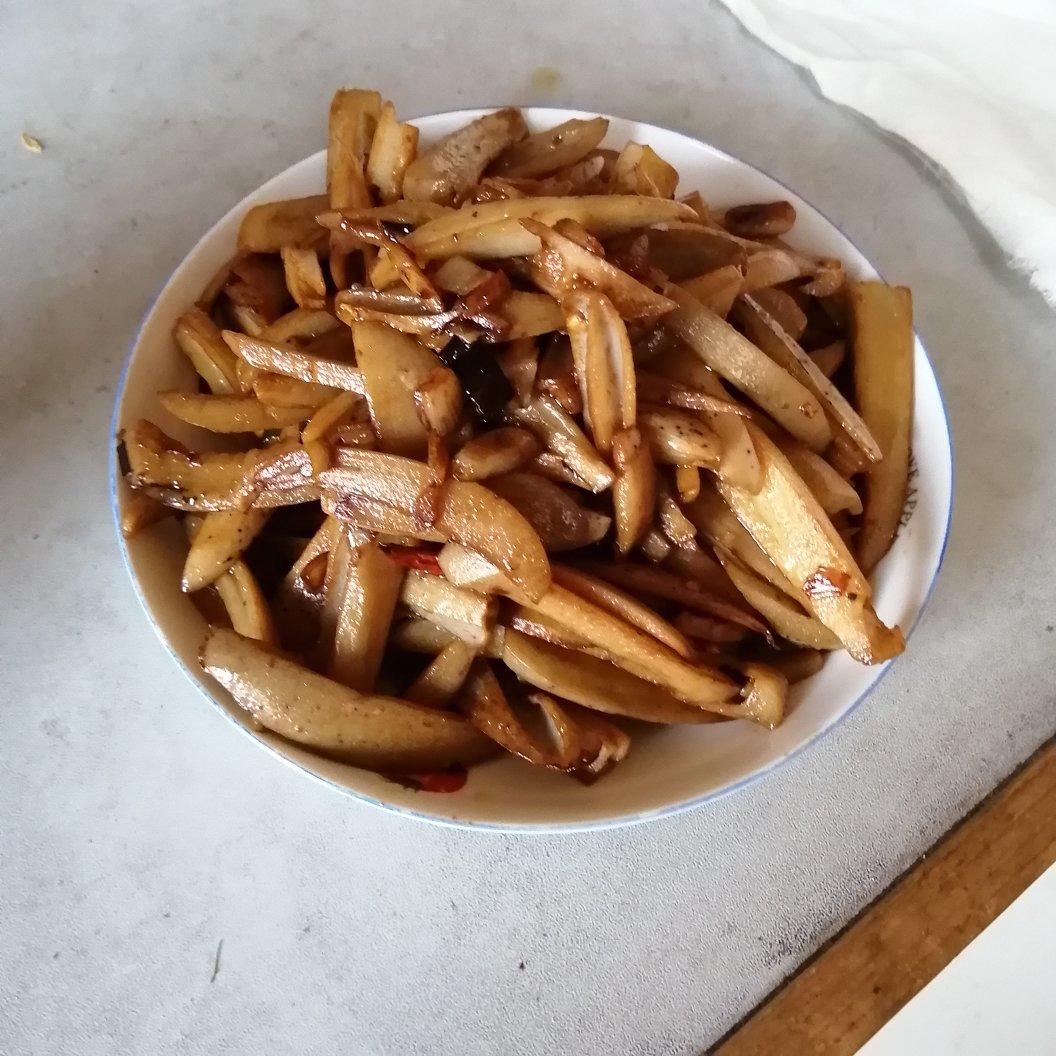 家常快手菜小炒藕丁真香