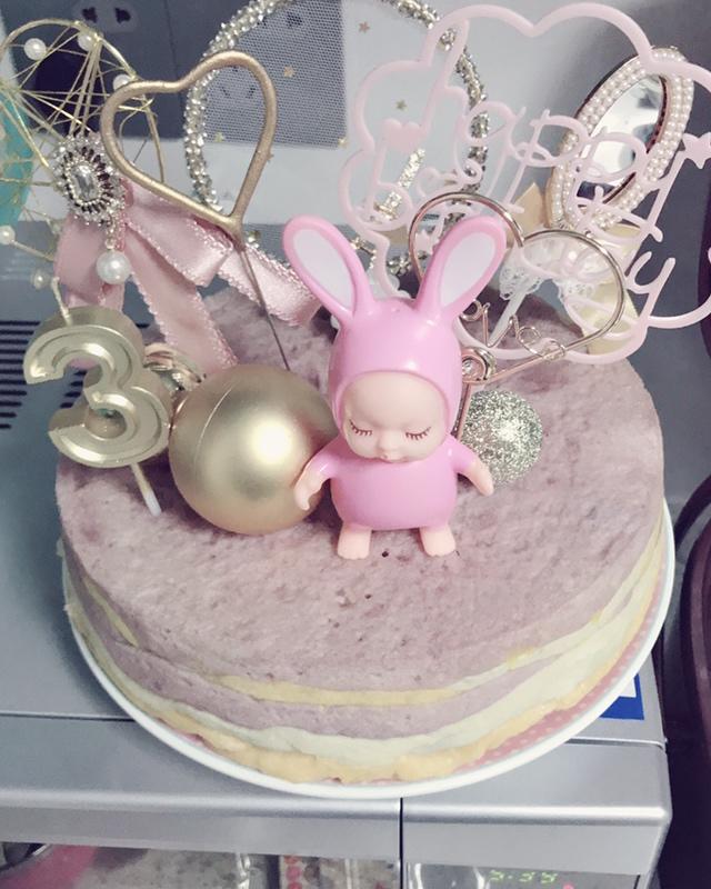 蛋奶过敏宝宝的生日蛋糕(纯素)