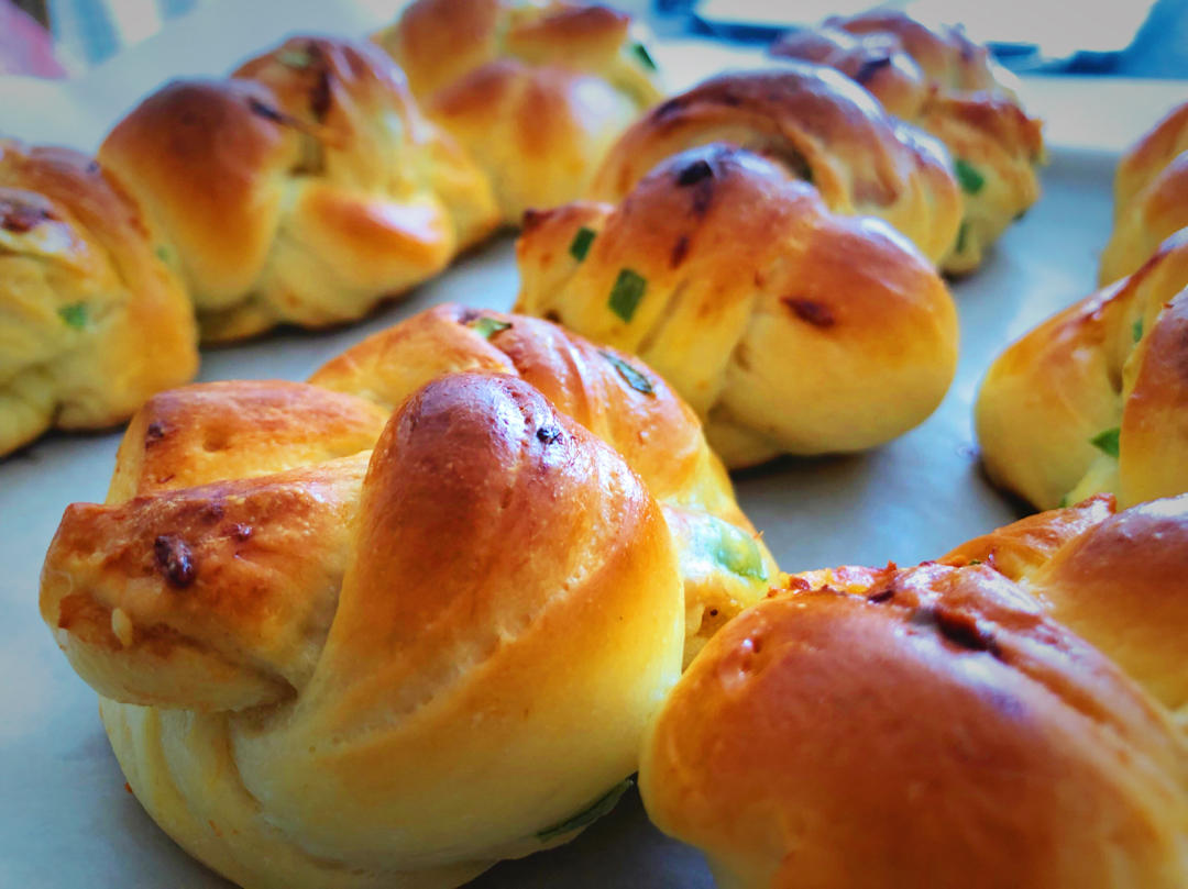 香葱肉松mini小吐司