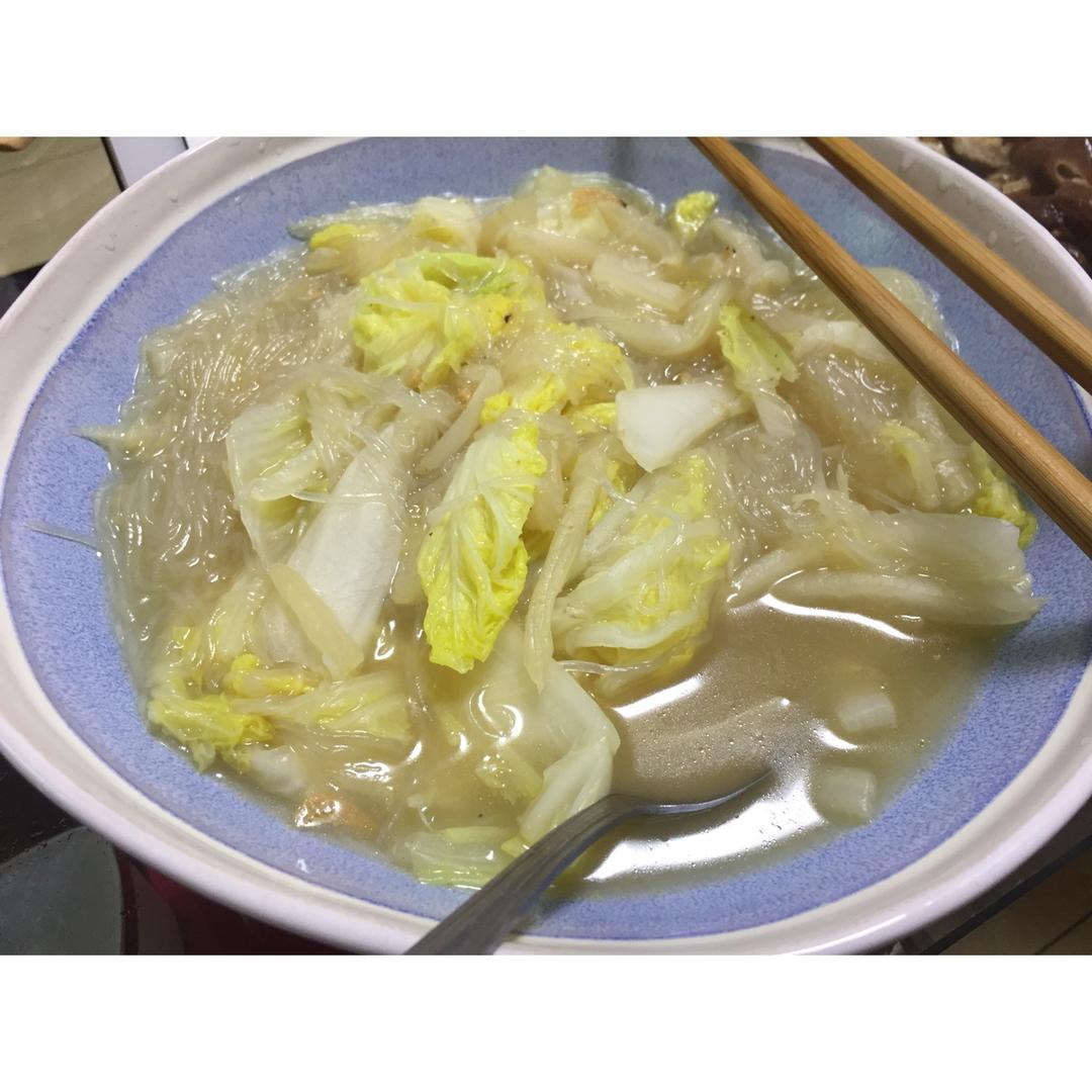 白菜粉丝汤