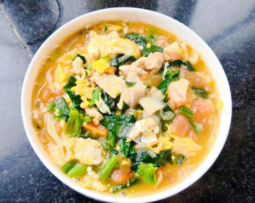 超级好吃的西红柿汤面