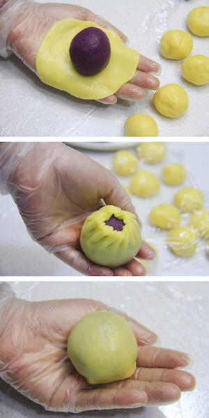 紫薯仙豆糕的做法 步骤11
