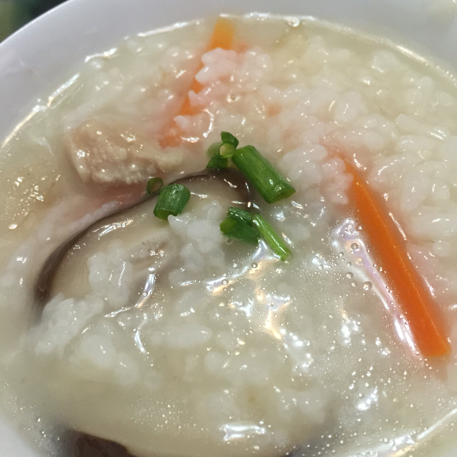 香菇鸭肉粥