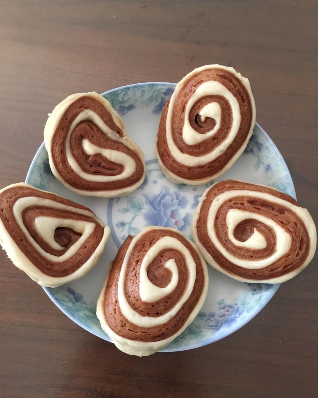 双色刀切馒头