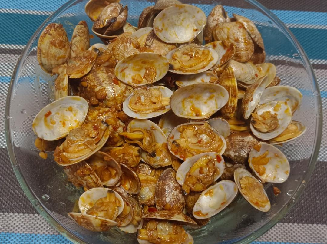 家常蒜蓉花甲（蛤蜊）蒜蓉花蛤饭店口感