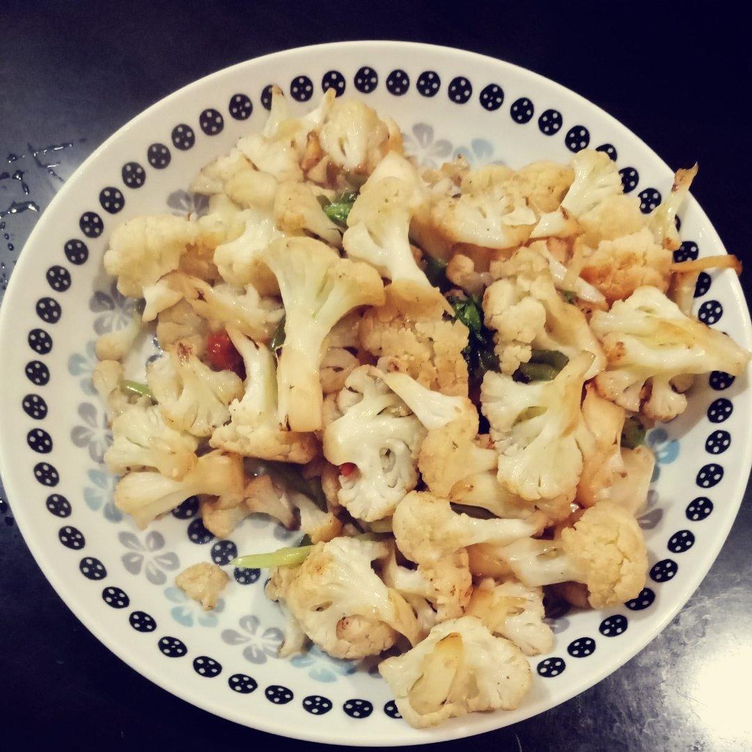 和饭店一个味道的干锅花菜