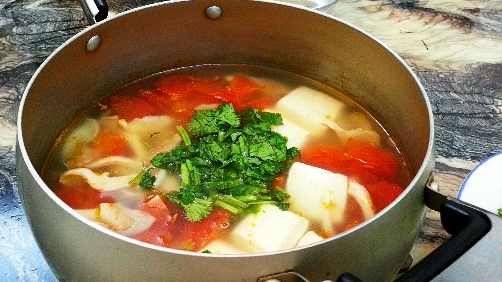 西红柿豆腐羹