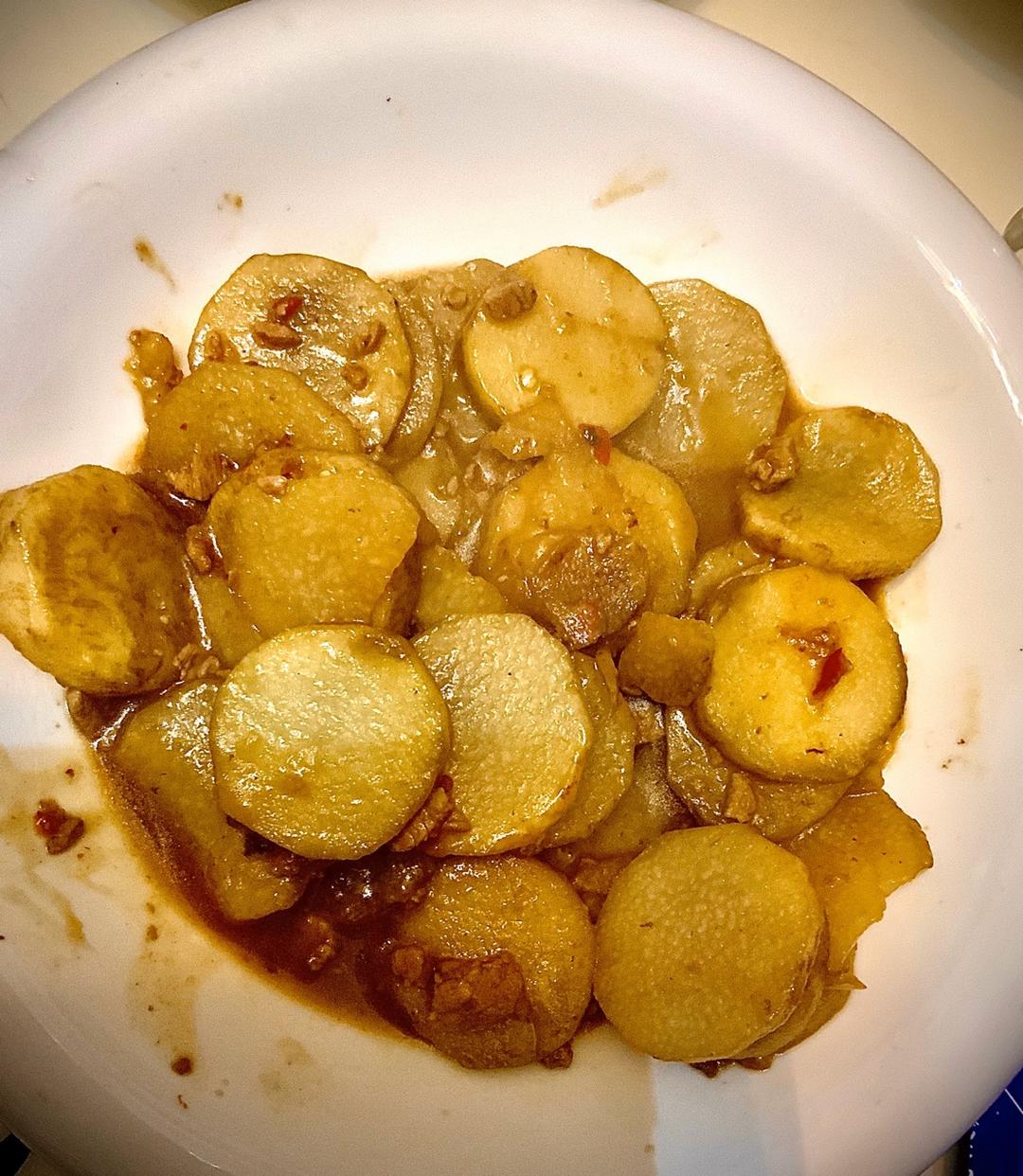 肉末炒脆淮山（超下饭）