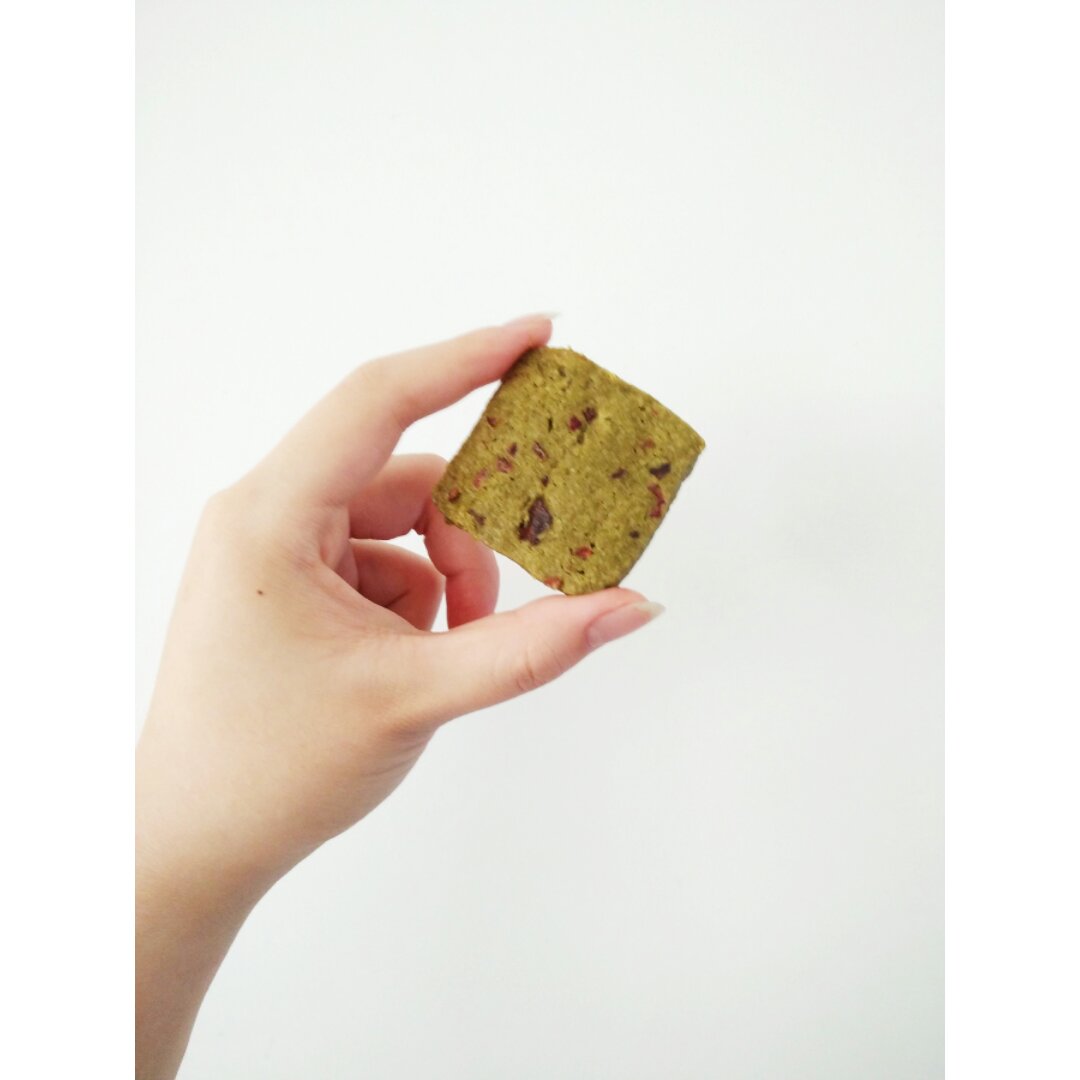 抹茶蔓越莓饼干