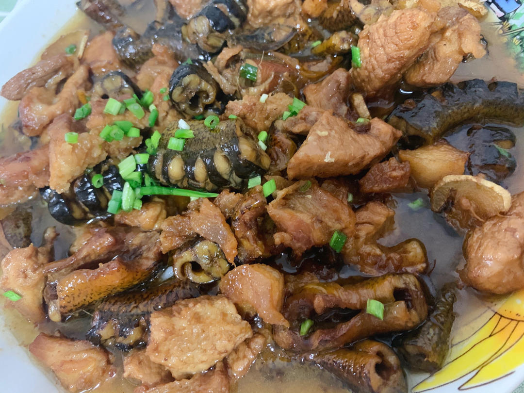 黄鳝烧红烧肉
