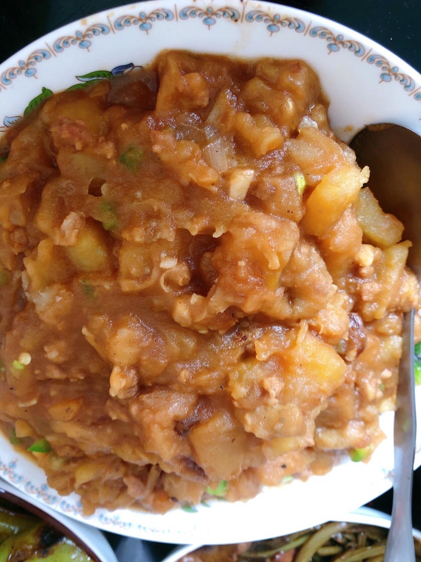 土豆炖茄子(东北菜)