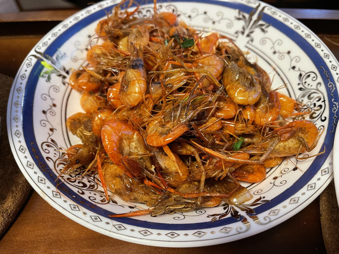 团子亚做的老头儿油爆虾