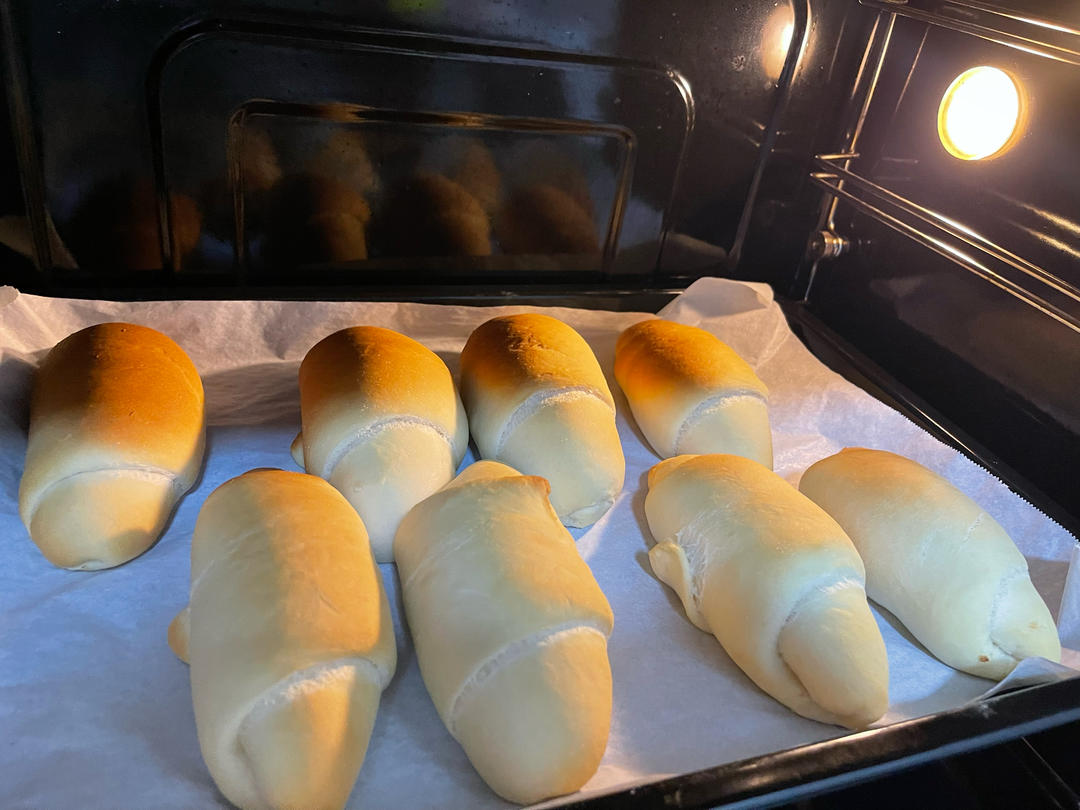 黄油肉松卷🥐快速免揉无需手套膜