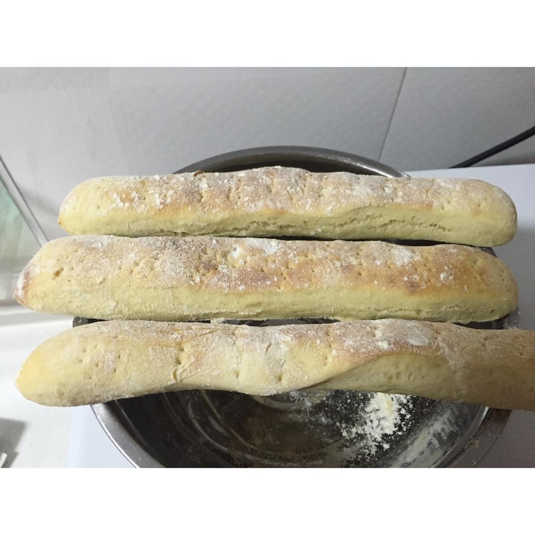 只需一次发酵且很好吃的 #黄金面包条#