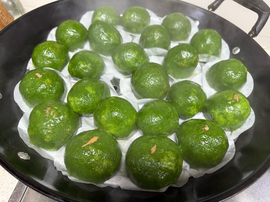 木薯淀粉版青團(tuán)
