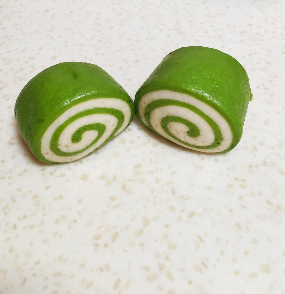菠菜汁刀切馒头超级小清新