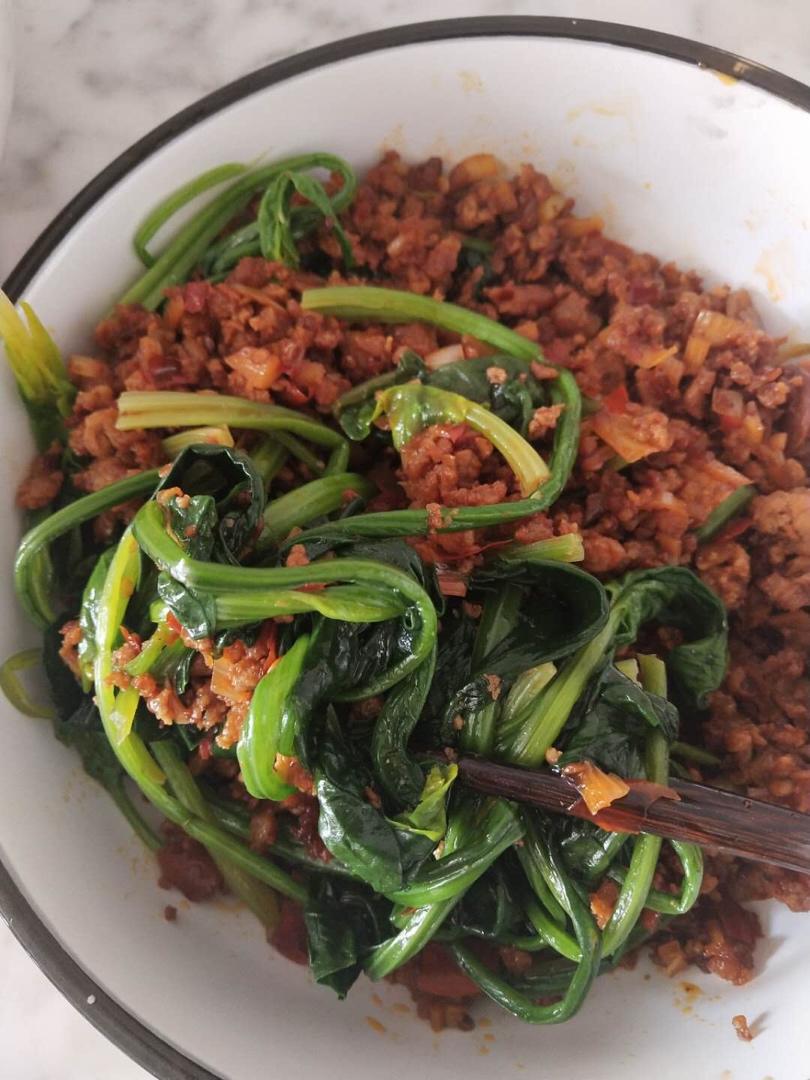 肉末菠菜