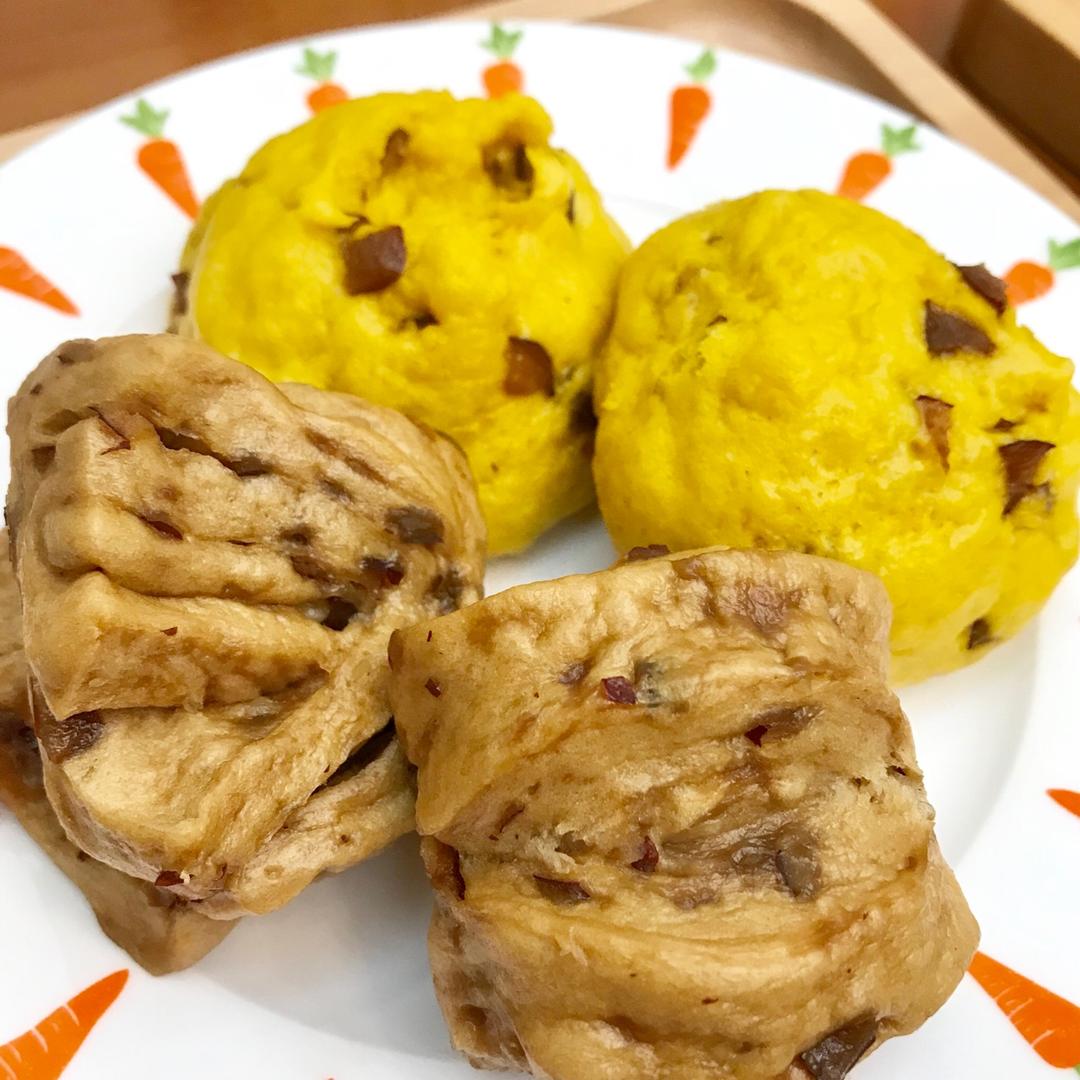 南瓜红枣馒头