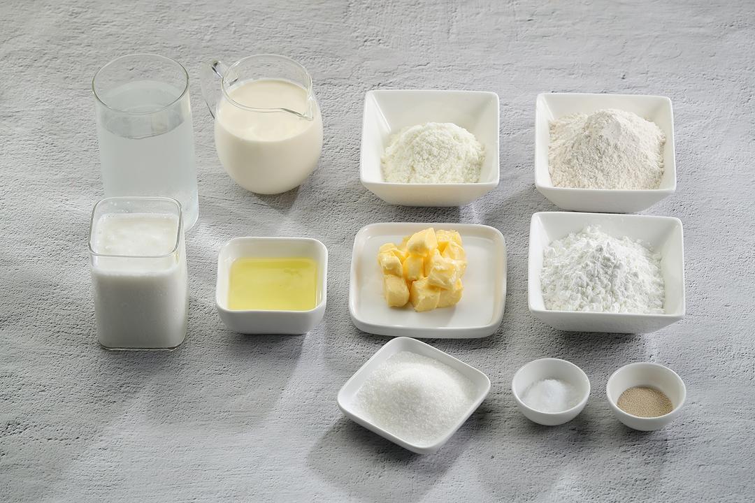 纯奶手撕吐司的做法 步骤1