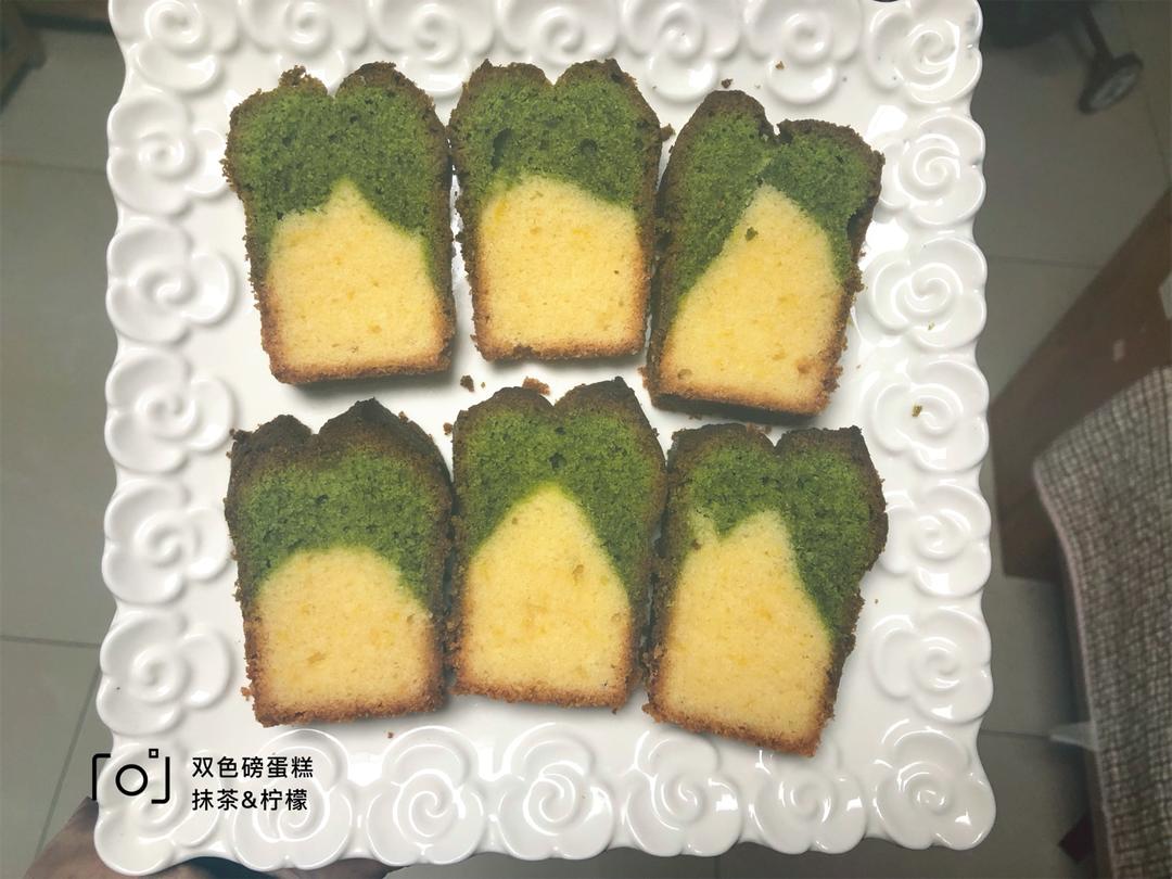 香草&抹茶双拼磅蛋糕（白菜磅）
