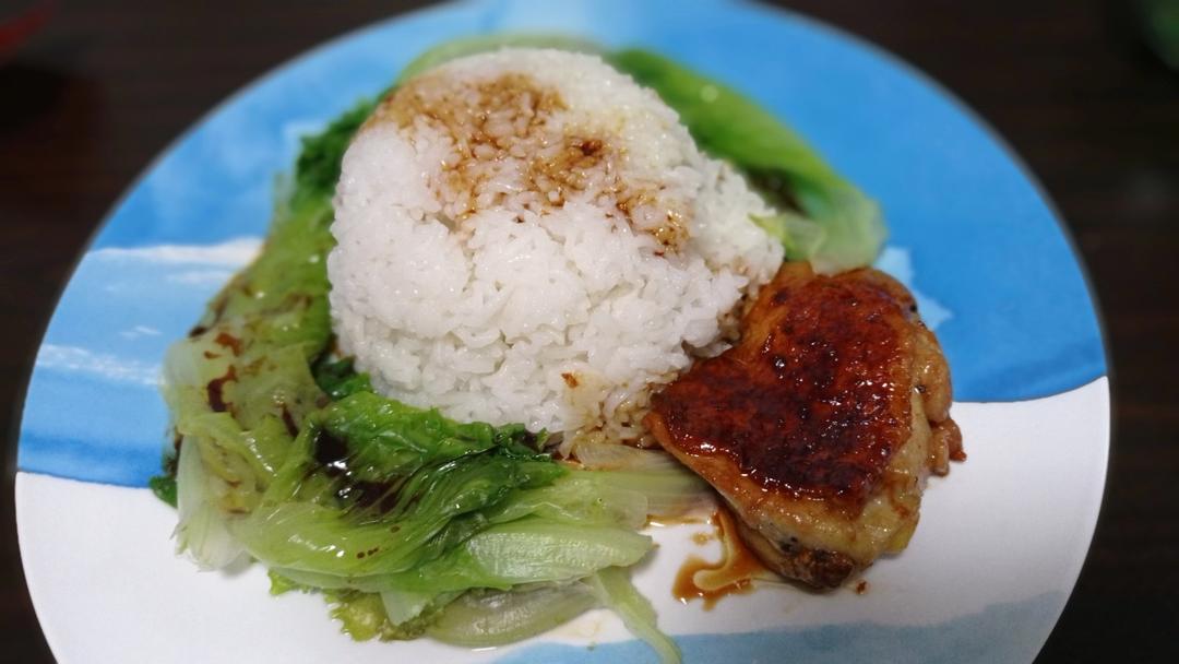 照烧鸡腿饭