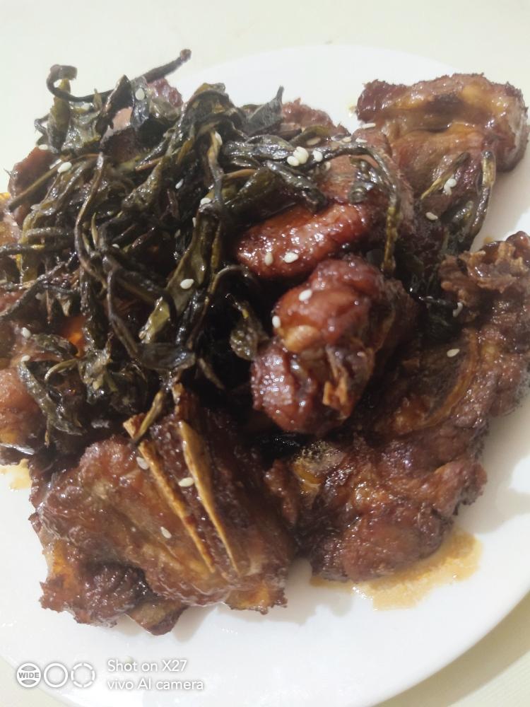 茶香排骨的做法