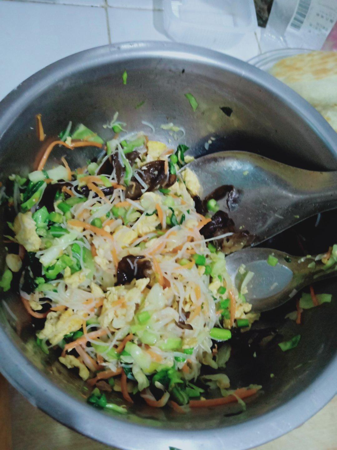 西葫芦饼+烤红薯