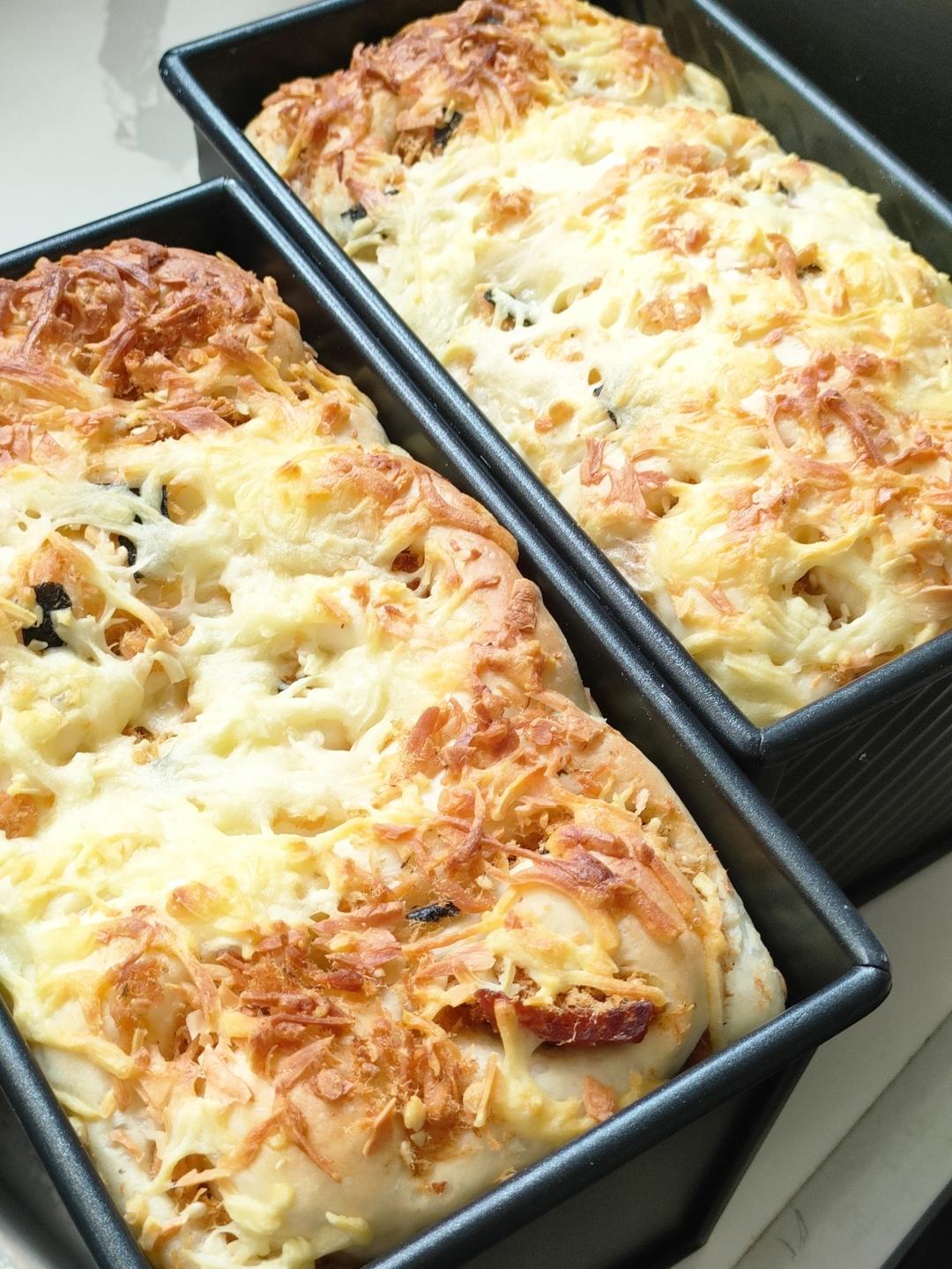 第一次做猪肉铺吐司，原来可以这么好吃！