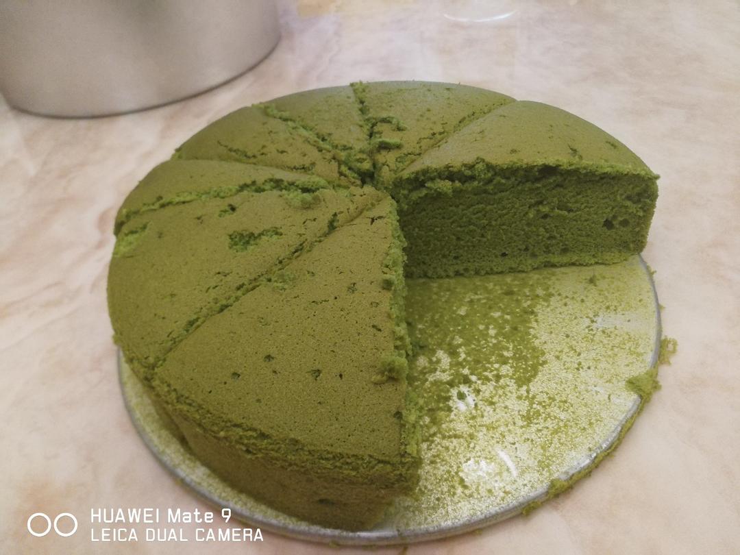 抹茶戚风~14厘米加高戚风模或者17厘米普通戚风模