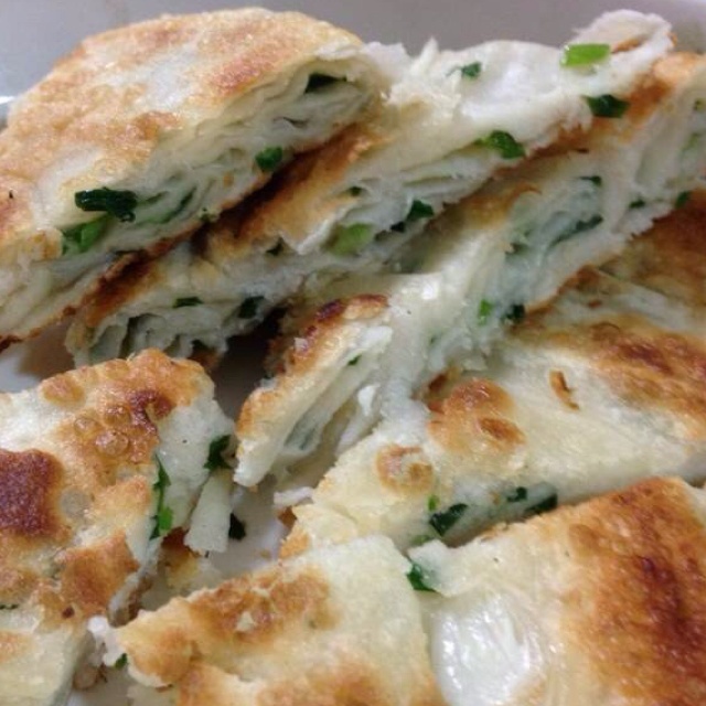 自制葱油饼