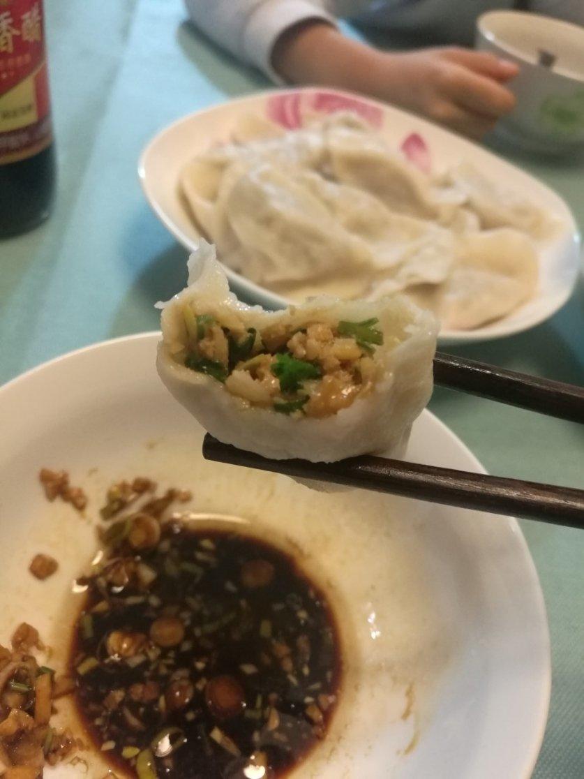 香菜猪肉饺子