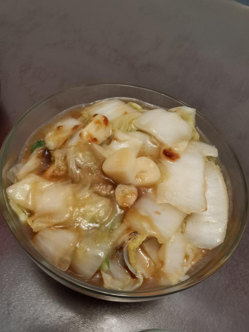 家常醋熘白菜，简单。