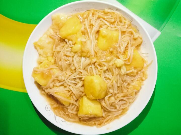 超级下饭菜--金针菇日本豆腐