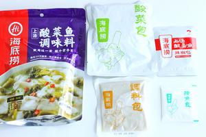 酸菜炒蕨粑【海底捞调味料】的做法 步骤1