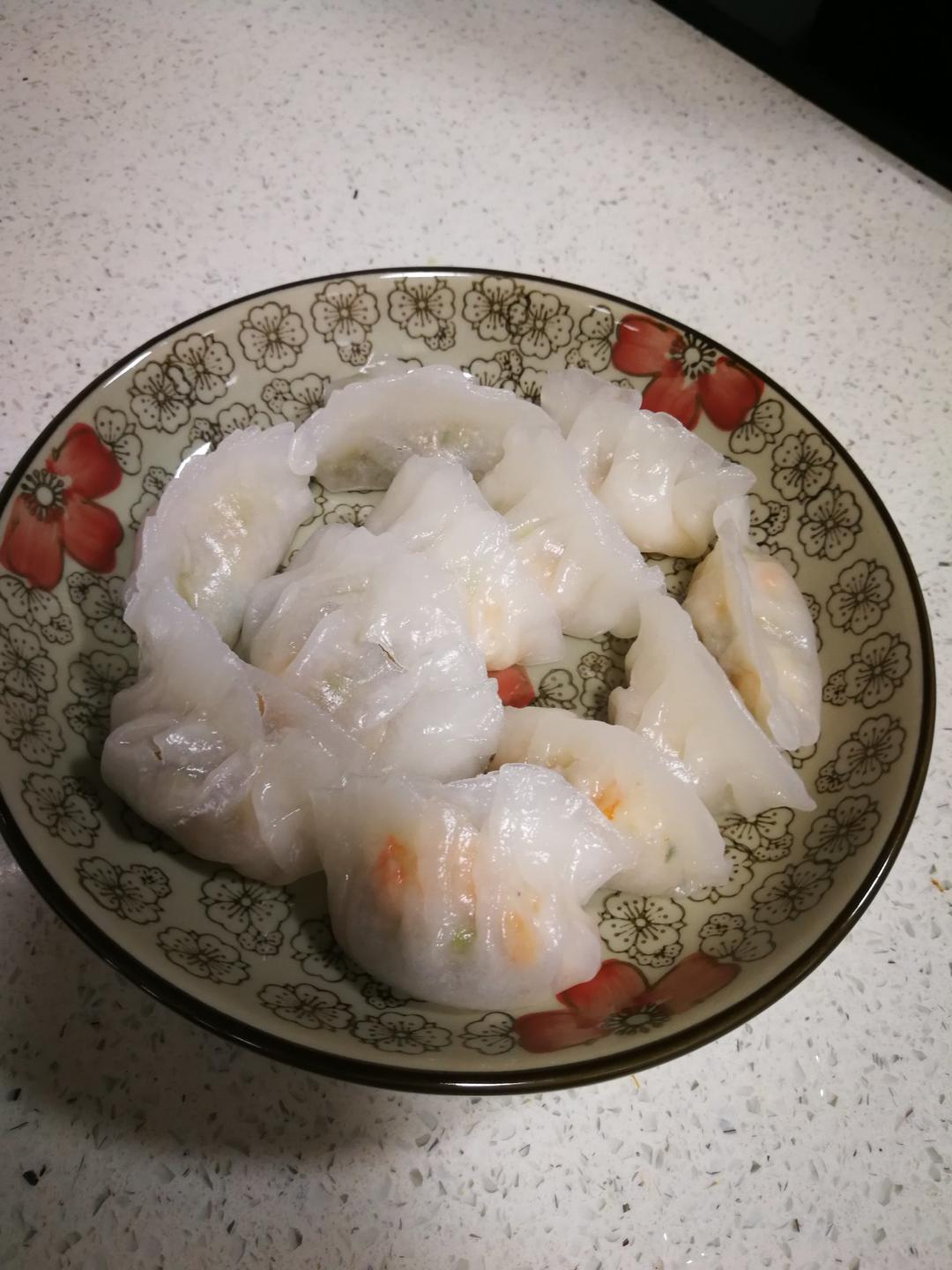 弯梳虾饺