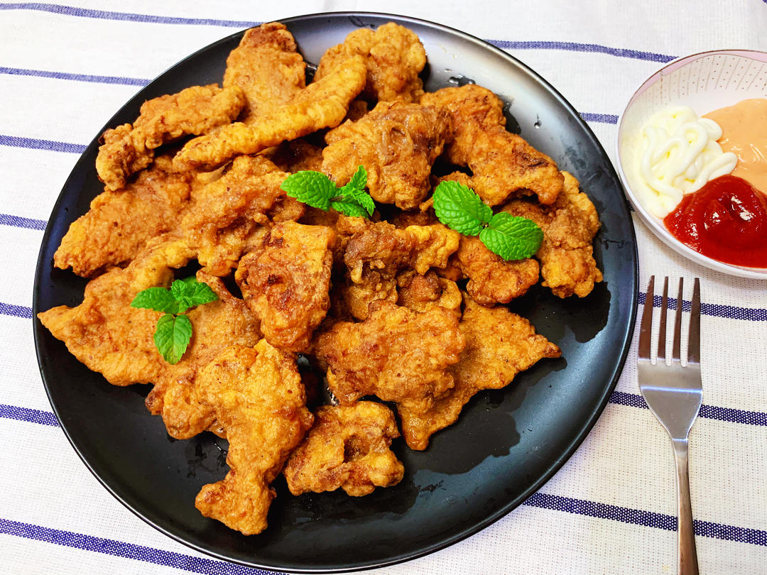 巨美味的椒盐小酥肉❗秒杀火锅店，外酥里嫩❗