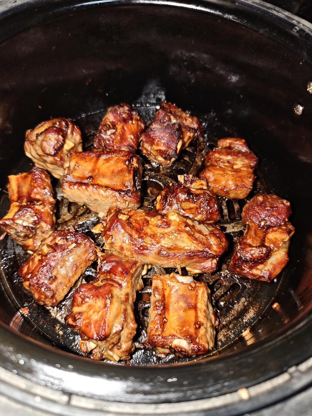 空气炸锅烤制唧唧冒油烤猪排