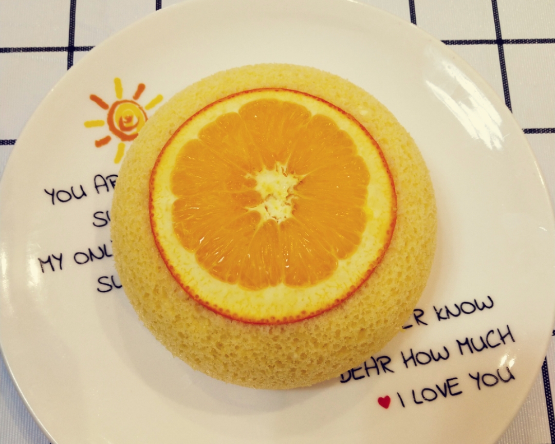 橙子🍊蒸蛋糕，好吃不上火的做法